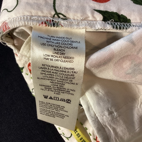 New women's 0 Maeve x Anthropologie Icon skort set Skirt + Shorts in tomato red - Picture 9 of 13